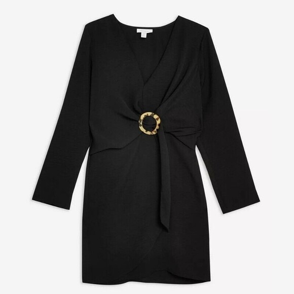 ❤︎ TOPSHOP ❤︎  Horn Ring Mini dress - US2 - Picture 7 of 7